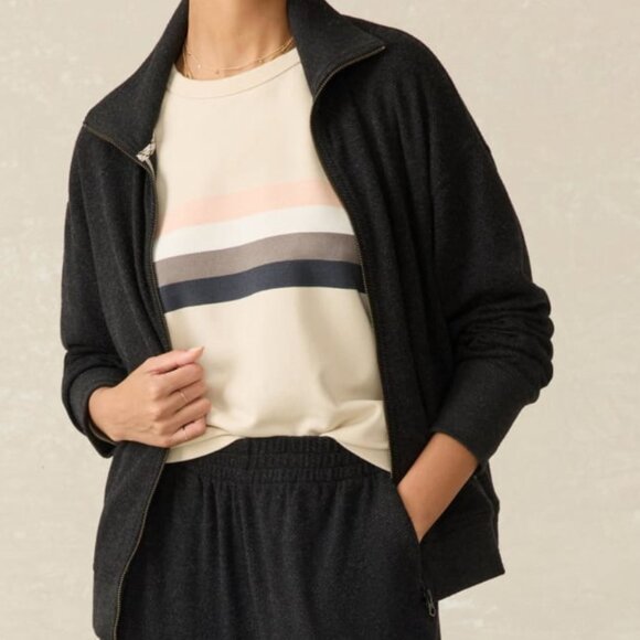 Faherty Legend Lounge Full Zip, Size Small - Picture 1 of 6